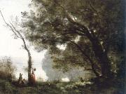 Jean Baptiste Camille  Corot, souvenir de mortefontaine